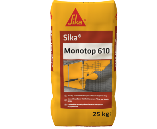 Sika MonoTop-610- Donatıyı korozyondan koruyan ve aderans sağlayan harç