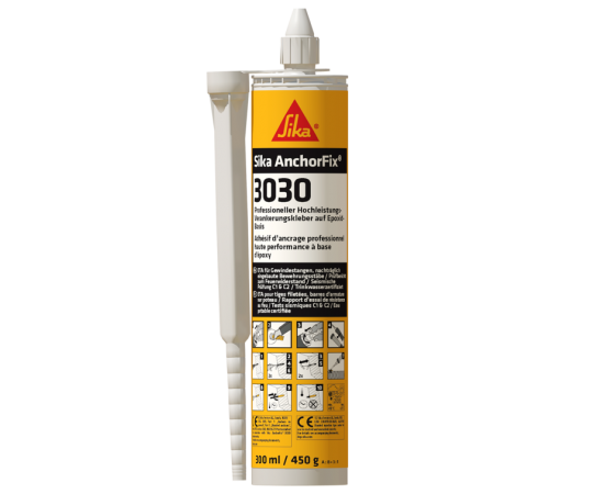 Sika AnchorFix-3030-Yüksek Performansli Profesyonel Epoksi Ankraj Malzemesi