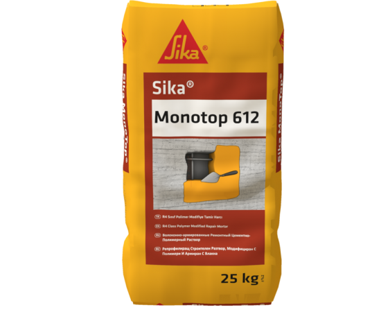 Sika MonoTop-612-R4 Sınıfı Polimer Modifiye Tamir harcı