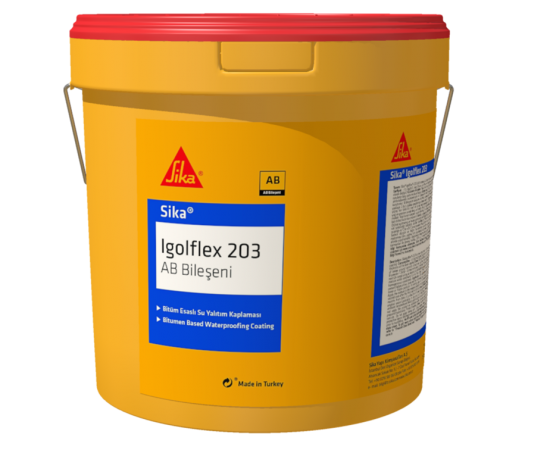 Sika Igolflex-203 - İki Bileşenli, Çimento Ve Bitüm Kauçuk Esaslı Su Yalıtım Malzemesi