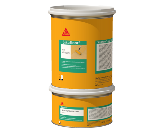 Sikafloor-264 - 2 Bileşenli Rulo ile Uygulanan Düz Son Kat Kaplama Boya 24 Kg/Set