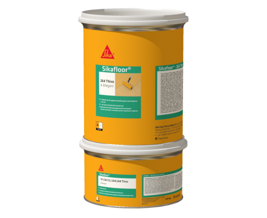 Sikafloor-264 Thixo- 2 Bileşenli Rulo ile Uygulanan Tekstürlü Epoksi zemin kaplaması 24 Kg/Set