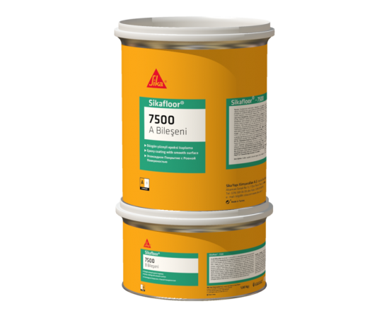 Sikafloor-7500-2-BİLEŞENLİ EPOKSİ ESASLI ZEMİN KAPLAMASI VE SON KAT 15 Kg / Set